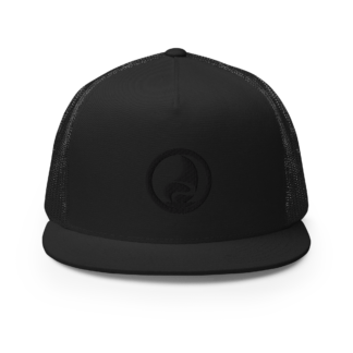 Logo Only Trucker Cap - Black Logo