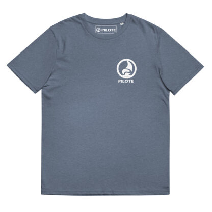 Team Pilote Tee - Black or Grey with White Logo - Image 2