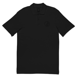 Black Logo Only Polo Shirt